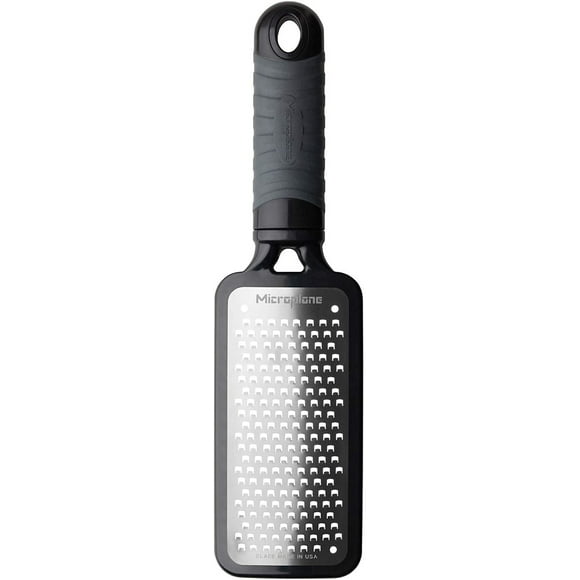 Rallador de queso grueso Microplane Home Series 12 pulgadas negro