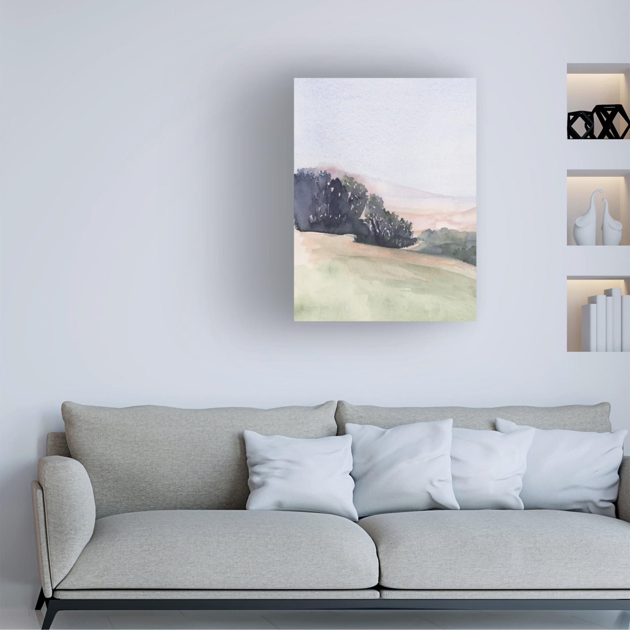 Canvas Wall Art - Jennifer Paxton Parker 'Blue Ridge Sunrise I' Wall Art for Living Room, Bedroom, or Office Décor by Trademark Fine Art - 14 x 19 Inches