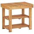 thumbnail image 1 of vidaXL Shoe Rack 50x32x45 cm Solid Acacia Wood, 1 of 4