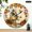 10x10in, variant on FCXZI Vintage Lantern Theme Round Wooden Wall Clock 10 Inch Silent Sweep Movement 10x10in