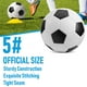 thumbnail image 2 of Paquete de 6 Pelotas de Fútbol DHYLRICHER Talla 5 de Cuero Compuesto con Bomba, 2 of 7