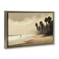 thumbnail image 3 of Stupell Industries Traditional Moody Beach View Brown Floating Frame Canvas Art, 31 x 21, by Noah Bay, 3 of 8
