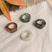 Chunky Geo Resin Ring