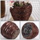 thumbnail image 5 of Cesta de flores de ratán tejida a mano, maceta para arreglos florales, 5 of 7