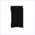 thumbnail image 5 of Louis Philippe Black Modern 2-Drawer Nightstand, 5 of 7