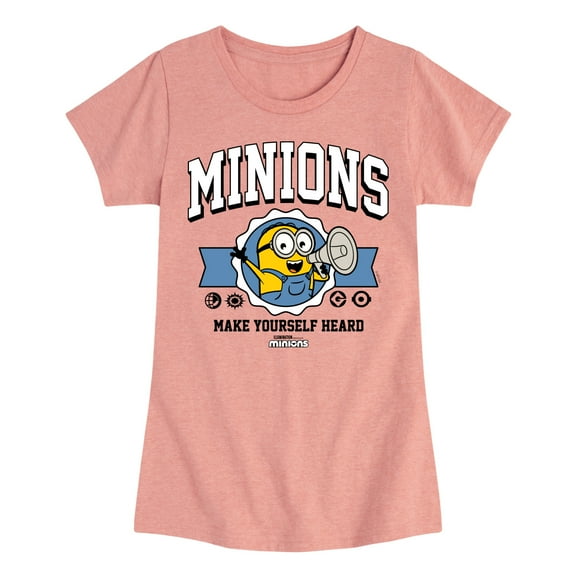Despicable Me Minions - Make Yourself Heard - Toddler & Youth Girls Short Sleeve T-Shirt