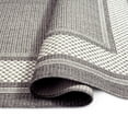 thumbnail image 5 of Home Dynamix Tripoli Julie Modern Border Indoor/Outdoor Area Rug, Grey/Ivory, 7'10"x10'2", 5 of 9
