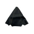 thumbnail image 1 of Cubierta de palanca de cambios de coche PU cuero a prueba de polvo perilla Stick Collar extraíble mango reutilizable controlador de vehículo Automoción decorativa y accesorios Línea amarilla Speravity VI016328-03, 1 of 6