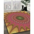 thumbnail image 2 of Ahgly Company Indoor Rectangle Patterned Crimson Red Area Rugs, 4' x 6', 2 of 6