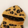 thumbnail image 6 of Dogs Sweater Knitted Fall Pet Pullover Fashion Leopard Print Cats Clothes Bulldog Chihuahua Winter Hooded Dress Warm Long Sleeve, 6 of 7