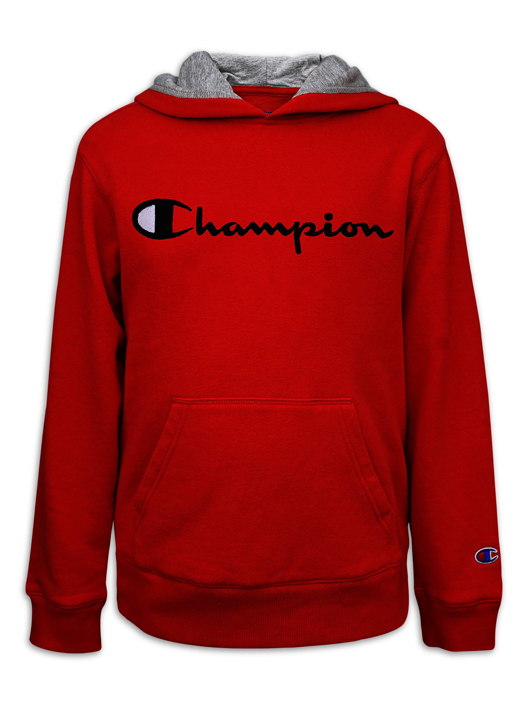 Champion Boys Embroidered Signature Fleece Pullover Hoodie, Sizes 8-20 ...