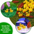 thumbnail image 4 of 30/50 piezas de figuras en miniatura de pato de resina, adornos de decoración, animales amarillos, manualidades de jardín, plantas de paisaje de pato diminuto, hadas, 4 of 5