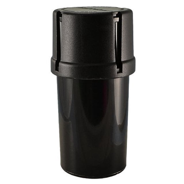 MedTainer Récipient de Rangement avec Broyeur Intégré - Noir