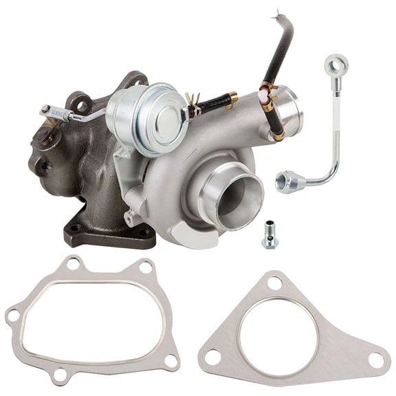 Turbo Turbocharger w/ Gaskets & Oil Feed Line For Subaru Baja & Forester XT Replaces Mitsubishi TD04 - BuyAutoParts