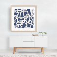 thumbnail image 4 of Geometric Doodles Blue - Drawing Abstract Line Art Geometric Modern Art Minimalist Surrealism Pattern Unframed Wall Art Print 10 x 10 inches, 4 of 9