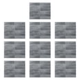 thumbnail image 1 of 10 piezas de azulejos de PVC para salpicadero de pared, resistentes al agua y a altas temperaturas. gris, 1 of 9