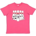 thumbnail image 3 of Inktastic Beat Up Bowling Pins Youth T-Shirt, 3 of 5