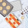 thumbnail image 5 of Yayeee Pot Holders Kitchen Heat Resistant with Pocket 7"x9.8" Cotton Oven Cooking Hot Pads, Beige Geometric Circles, 5 of 7