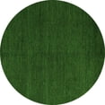 thumbnail image 1 of Ahgly Company Indoor Round Abstract Green Modern Area Rugs, 3' Round, 1 of 4