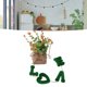 thumbnail image 5 of Cesta De Flores Artificiales Colgantes, Tacto Suave De Lino De Plantas Artificiales Colgantes Para Oficina ANGGREK Otros, 5 of 8