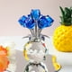 thumbnail image 1 of Adorno de ramo de rosas de cristal | Arreglo floral de cristal para decoración del hogar | Exhibidor de mesa o escritorio | Regalo romántico para enamorados, amigos y familiares, 1 of 7