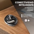 thumbnail image 4 of XG99 Auriculares Inalámbricos Bluetooth, Traductor de Idiomas en Tiempo Real, Soporta 151  Idiomas para Viajes, Negocios,Reuniones y Aprendizaje, AI Translator, Pantalla de Batería (Negro),Negro, 4 of 9