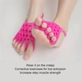 thumbnail image 3 of Hearth & Gear Gel Toe Separators For Overlapping Toes Bunions Big Toe Alignment Corrector Spacer Foot Massage Stretching Strap Toe Spacers For Nighttime Running & Yoga Practice Reversible Wear Polish, 3 of 6