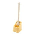 thumbnail image 3 of Escobilla de baño con soporte Sunnimix cepillo de limpieza ergonómico amarillo, 3 of 8