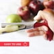 thumbnail image 2 of Herramienta para quitar el corazón de manzana de alta calidad: fácil de usar y limpiar, núcleo de manzana resistente con punta dentada, núcleo de acero inoxidable para manzanas y peras, una sola fruta (rojo) ER, 2 of 5