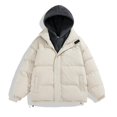 thumbnail image 1 of Puntoco Chaqueta Informal Holgada De Manga Larga Con Capucha Y Cremallera Para Hombre, 1 of 6