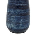 thumbnail image 6 of DecMode 17" Blue Ceramic Vase with Handles, 6 of 10