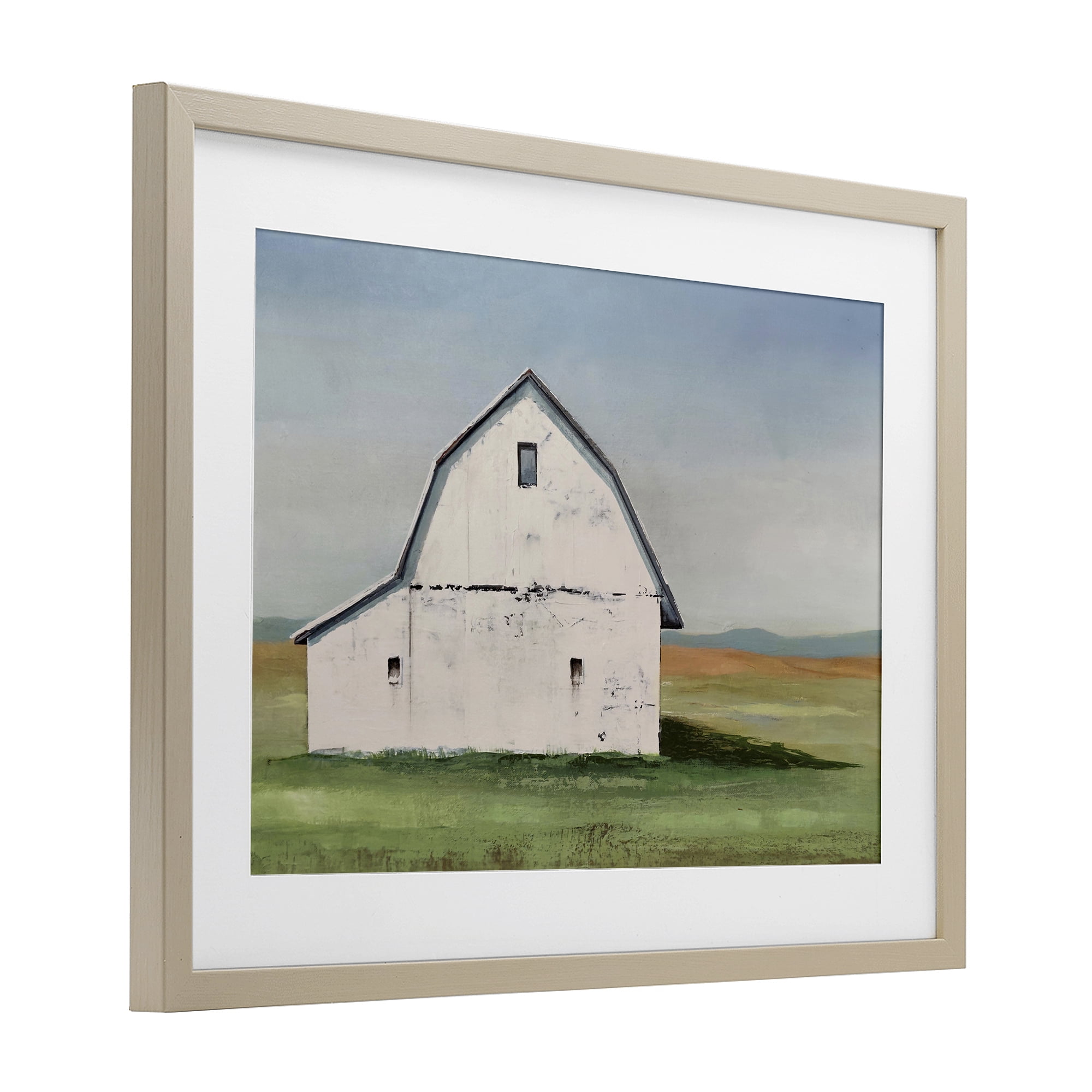 Stupell Industries Weathered and Wise Barn Birch Framed Print Under Glass, design by Max Maxx