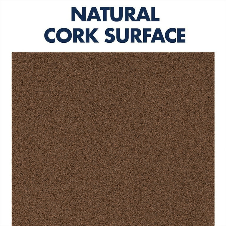 Quartet Oak Frame Cork Bulletin Board - 4' x 3' Brand new in box