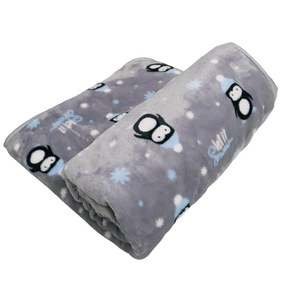 Blankets Super Soft Fluffy Premium Fleece Pet Blanket Flannel Throw for Dog Puppy Cat Paw Brown/Pink/White Small(23x16 inch)