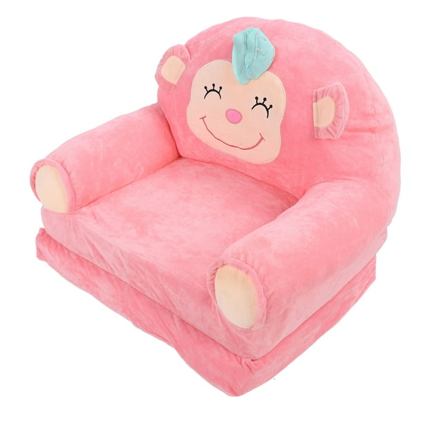 Sofá de mono de Felpa para Niños, Sillón Plegable Suave, Jardín de Infantes para el Hogar