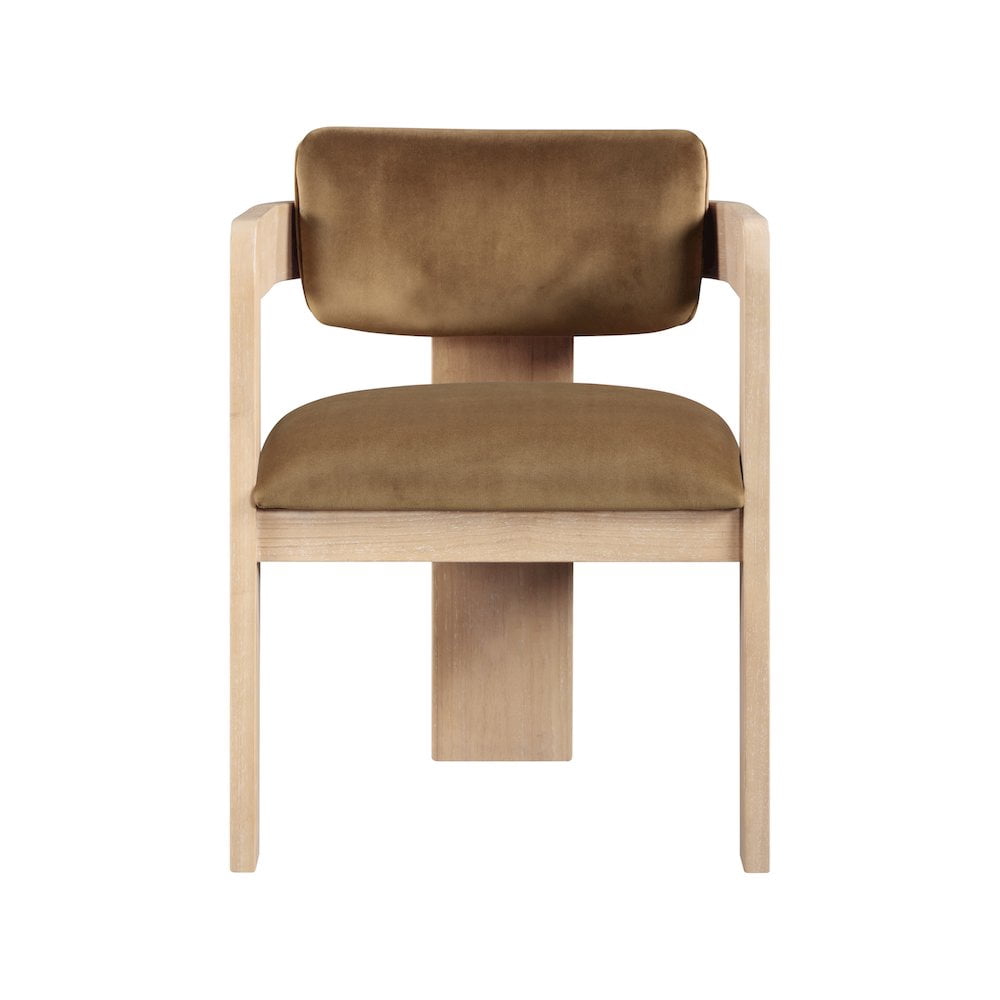 Meridian Furniture Sacha Saddle Velvet Dining Chair (Set of 2)
