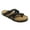brown, variant on Gaahuu womens leather braided criss cross memory foam footbed sandal