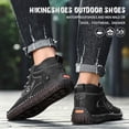 thumbnail image 3 of Cyiecw Mens Casual Leather Shoes Ankle Boots Slip On Lightweight Loafers Mid top Walking Driving Shoes for Male, 3 of 6
