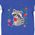 thumbnail image 4 of Inktastic Woodland Raccoon Spring Flowers Girls Baby Bodysuit, 4 of 5