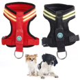 thumbnail image 1 of Dog Harness Light up Adjustable Simple Dog Vest Puppy Harness for Night Walking, 1 of 10