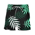 thumbnail image 6 of Xysaqa Mens Swim Trunks Men Big & Tall Tropical Print Swim Board Shorts with Elastic Waist Mens Funny Hawaiian Beach Shorts Swimsuit Bathing Suits S-5XL, 6 of 6