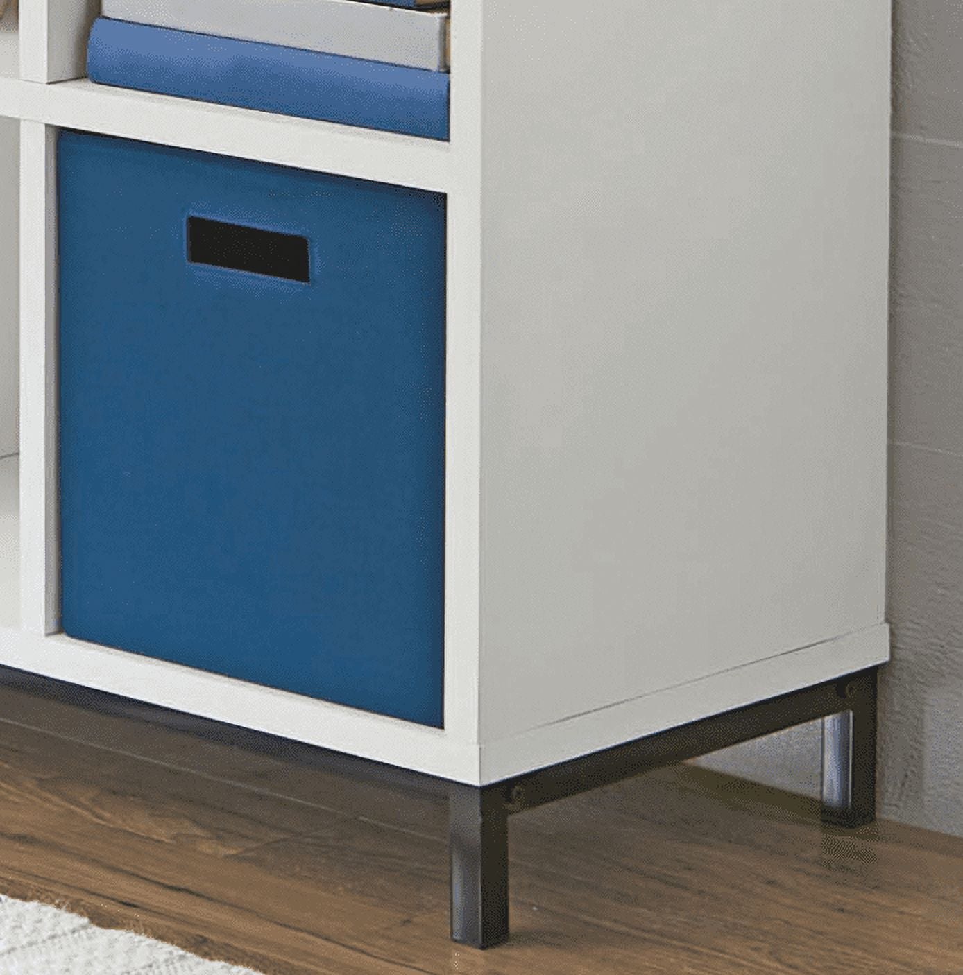 Better Homes & Gardens 8Cube Organizer with Metal Base, White  (图3) Better Homes & Gardens 8Cube Organizer with Metal Base, White  (图3)