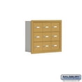 thumbnail image 1 of Salsbury 19035-09GRK 5 in. Cell Phone Storage Locker - 3 Door High Unit - 9 A Doors - Gold - Recessed Mounted - Master Keyed Locks, 1 of 1