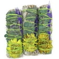 thumbnail image 4 of Soul Sticks Floral White Sage Smudge Sticks Bundles with Flowers and Smudging Guide, 3 Pack, Fairytale, 4 of 5