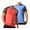 Orange/Sky Blue, variant on Youthup Men's Crew Neck Color-Block Quick Dry Athletic Short Sleeve T-Shirts 2-Pack, Stretch Breathable Moisture-Wicking