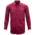 thumbnail image 2 of Manchester Camisa de Vestir Regular Fit  Vino, 17" Cuello 33" Manga Manchester 5006A, 2 of 4