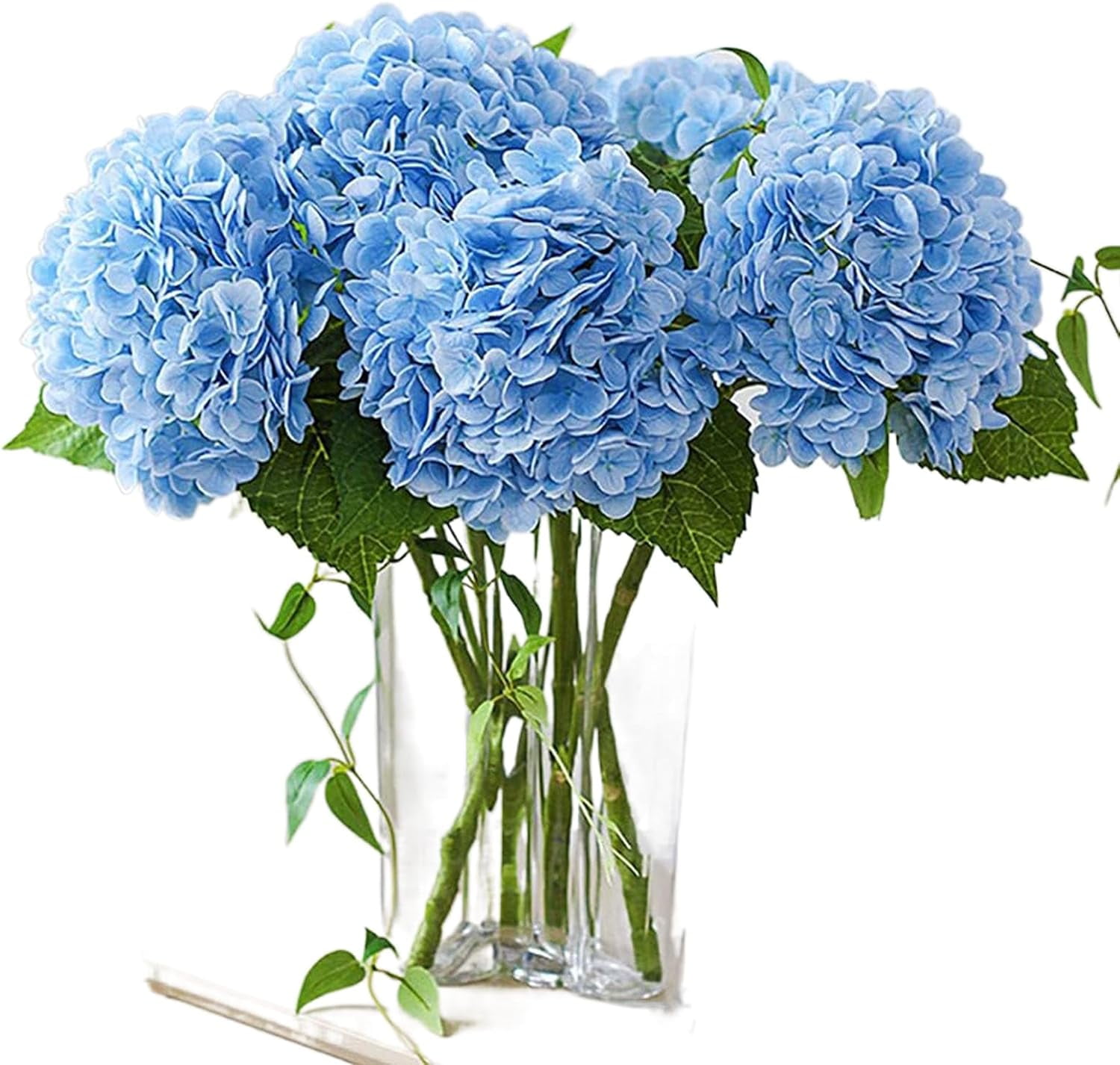 XmhyTop 3 Pcs 21in Artificial Hydrangea Flower Large Natural