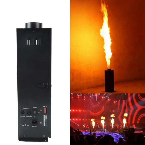 Stage Effects Flame Machine Fire Spraying Machine with DMX512 Control Flaming Machine for Party Stage Effect,Gas Not Include