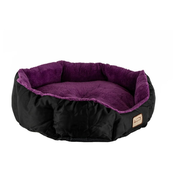 Armarkat Large, Soft Cat Bed - C101NH/ZH, Mulberry/Black (C101HNH/ZH)