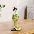 thumbnail image 6 of Ethnic Japanese Geisha Dolls Oriental Doll Decorative Traditional Statues Asian Folk for Home Store Office Desktop style C, 6 of 9